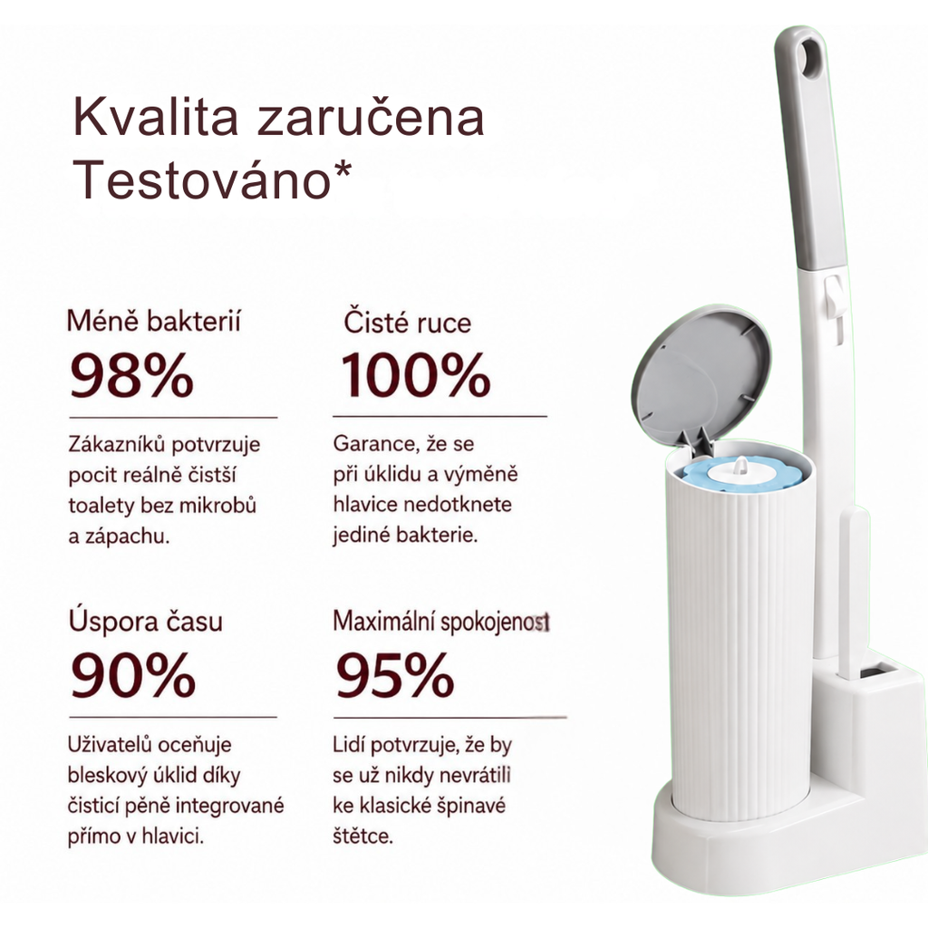 Hygienický kartáč s hlavicemi (18ks)