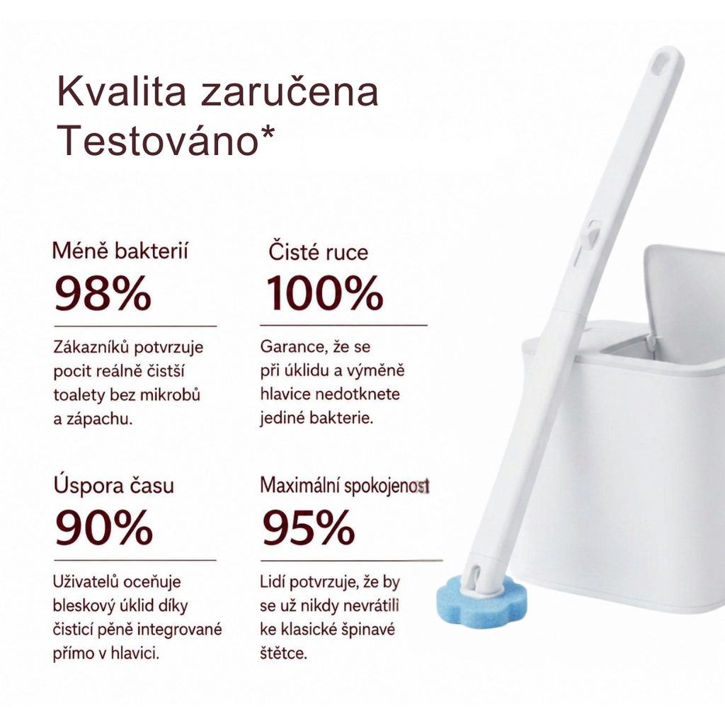 Hygienický kartáč s hlavicemi (30ks)
